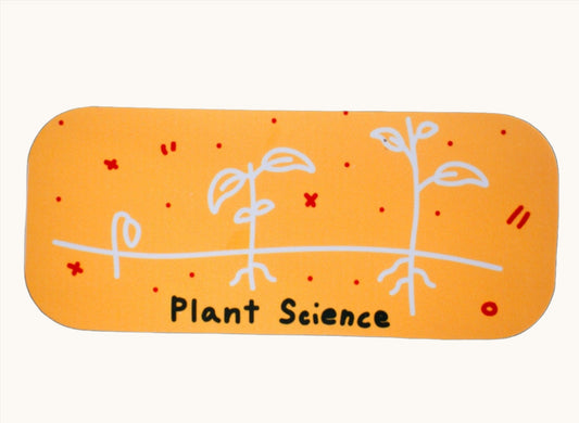 Plant science sticker
