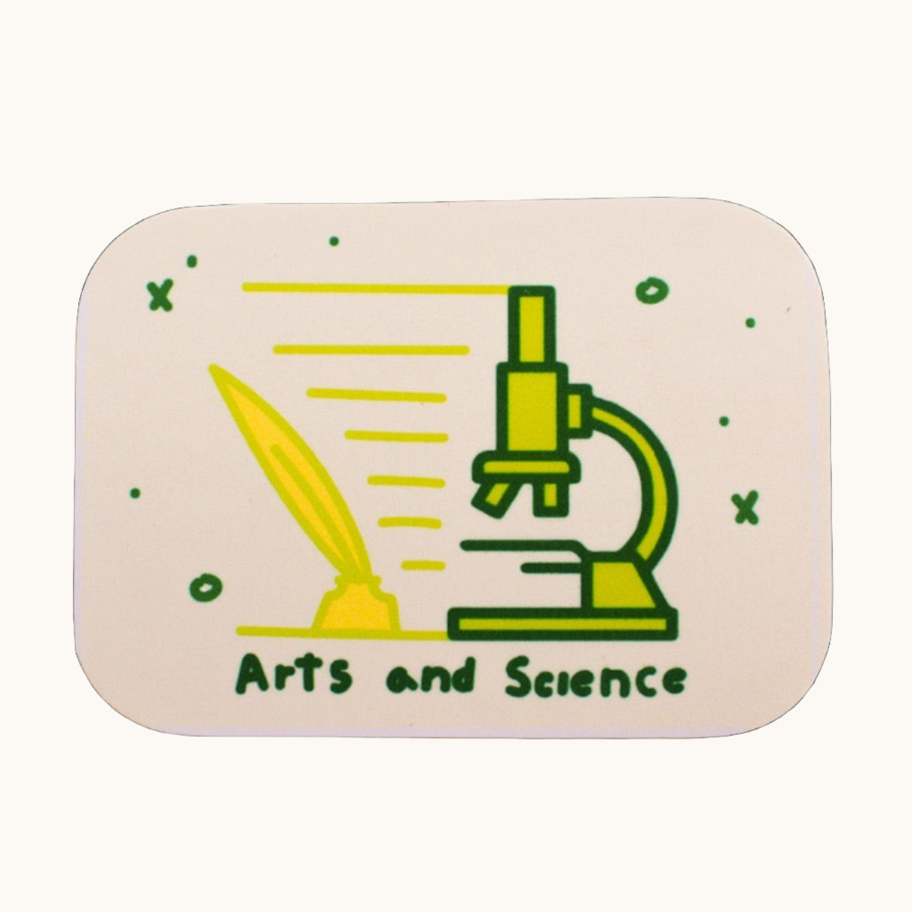 Arts and science sticker