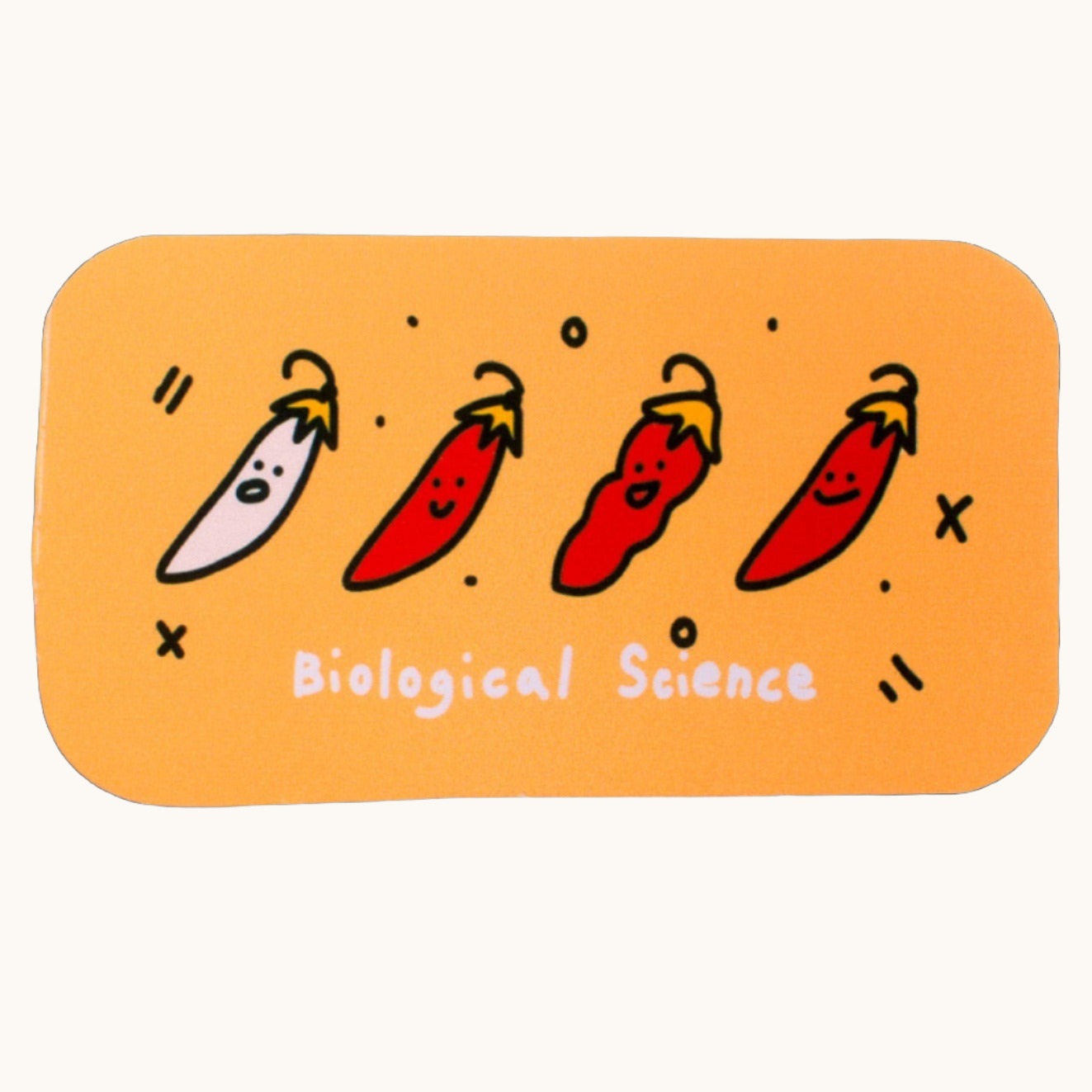 Biological science sticker