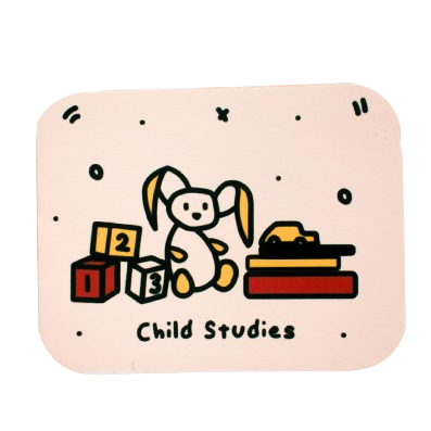 Child studies sticker
