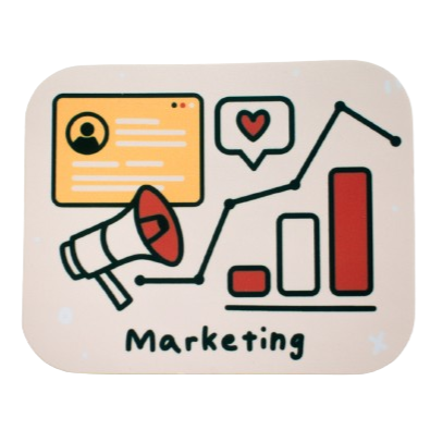 Marketing sticker